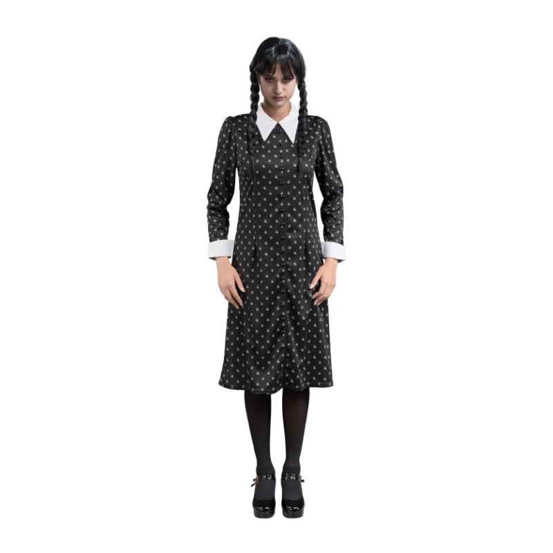 DEGUISEMENT ROBE A MOTIFS MERCREDI ADAM TAILLE S DEGUISEMENT ROBE A MOTIFS MERCREDI ADAM TAILLE S