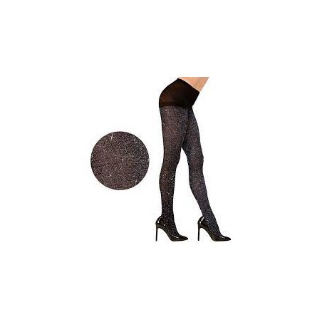 COLLANT NOIR BRILLANT TAILLE XL 