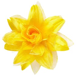 FLEURS POUR CHEVEUX JAUNE