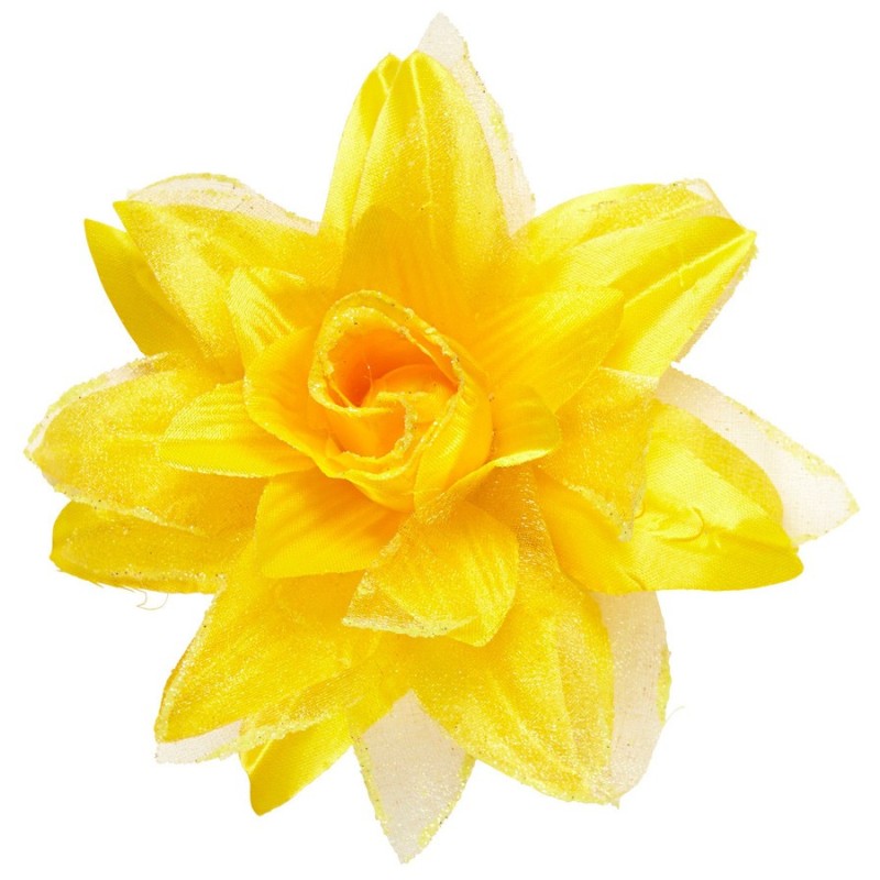 FLEURS POUR CHEVEUX JAUNE FLEURS POUR CHEVEUX JAUNE