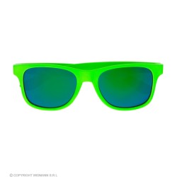 LUNETTES CARRE VERT FLUO 
