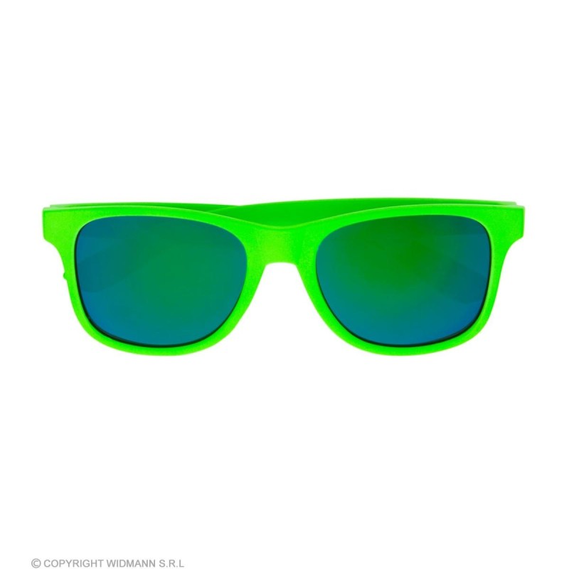 LUNETTES CARRE VERT FLUO LUNETTES CARRE VERT FLUO