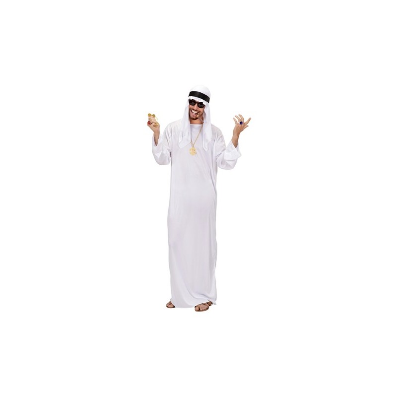 DEGUISEMENT SHEIK BLANC TAILLE S DEGUISEMENT SHEIK BLANC TAILLE S