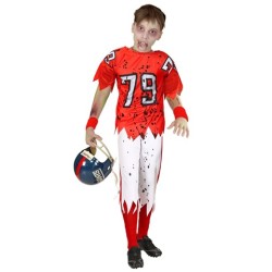 DEGUISEMENT FOOTBALEUR AMERICAIN QUATERBACK ZOMBIE TAILLE 140 CM