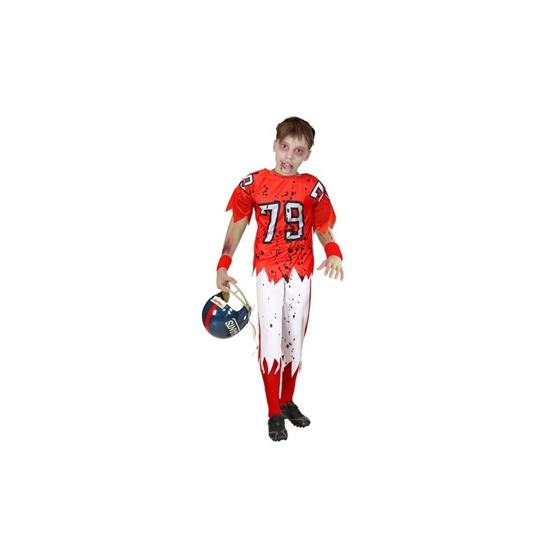 DEGUISEMENT FOOTBALEUR AMERICAIN QUATERBACK ZOMBIE TAILLE 140 CM DEGUISEMENT FOOTBALEUR AMERICAIN QUATERBACK ZOMBIE TAILLE 140 CM