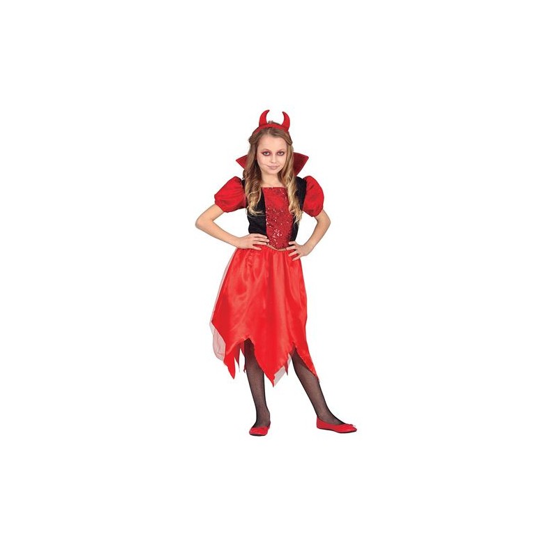 DEGUISEMENT HALLOWEEN FILLE DIABLE EVIL TAILLE 3-4 ANS DEGUISEMENT HALLOWEEN FILLE DIABLE EVIL TAILLE 3-4 ANS