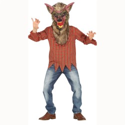 DEGUISEMENT ENFANT LOUP GAROU TAILLE 7-9 ANS 