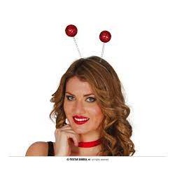 SERRE-TETE BOULLE ROUGE PAILLETTE 