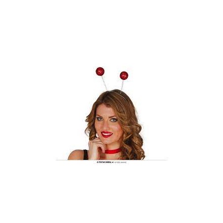 SERRE-TETE BOULLE ROUGE PAILLETTE 