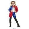 DEGUISEMENT ENFANT FILLE DANGEROUS GIRL BLEU ET ROUGE TAILLE 7-9 ANS
