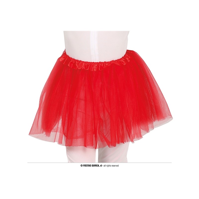 TUTU ROUGE ENFANT 30 CM TUTU ROUGE ENFANT 30 CM