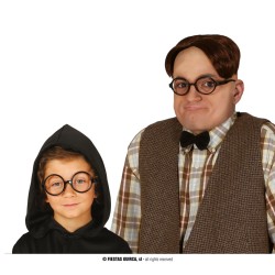 LUNETTES RONDES NOIRES EN PLASTIQUE
