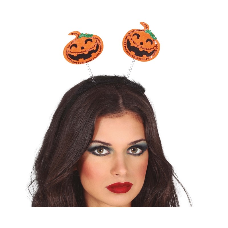 SERRE-TETE CITROUILLES HALLOWEEN SERRE-TETE CITROUILLES HALLOWEEN