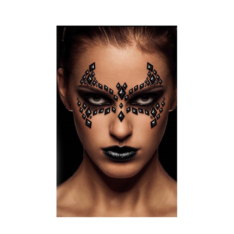 BIJOUX OU STRASS DE VISAGE CHAUVE SOURIS OU BATGIRL BIJOUX OU STRASS DE VISAGE CHAUVE SOURIS OU BATGIRL