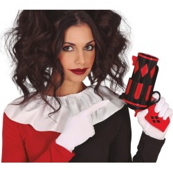 PISTOLET DANGEROUS NOIR ET ROUGE 20 CM