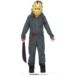 DEGUISEMENT HALLOWEEN VENDREDI DE LA MORT TAILLE 7-9 ANS 