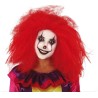 PERRUQUE MIXTE CLOWN  CHEVEUX CREPUS LONGS ROUGE