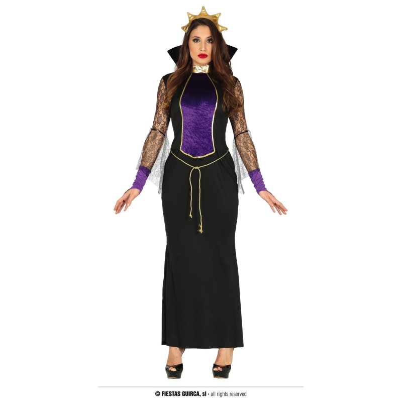 DEGUISEMENT HALLOWEEN SORCIERE NOIR ET VIOLET MIRROR QUEEN TAILLE L DEGUISEMENT HALLOWEEN SORCIERE NOIR ET VIOLET MIRROR QUEEN TAILLE L