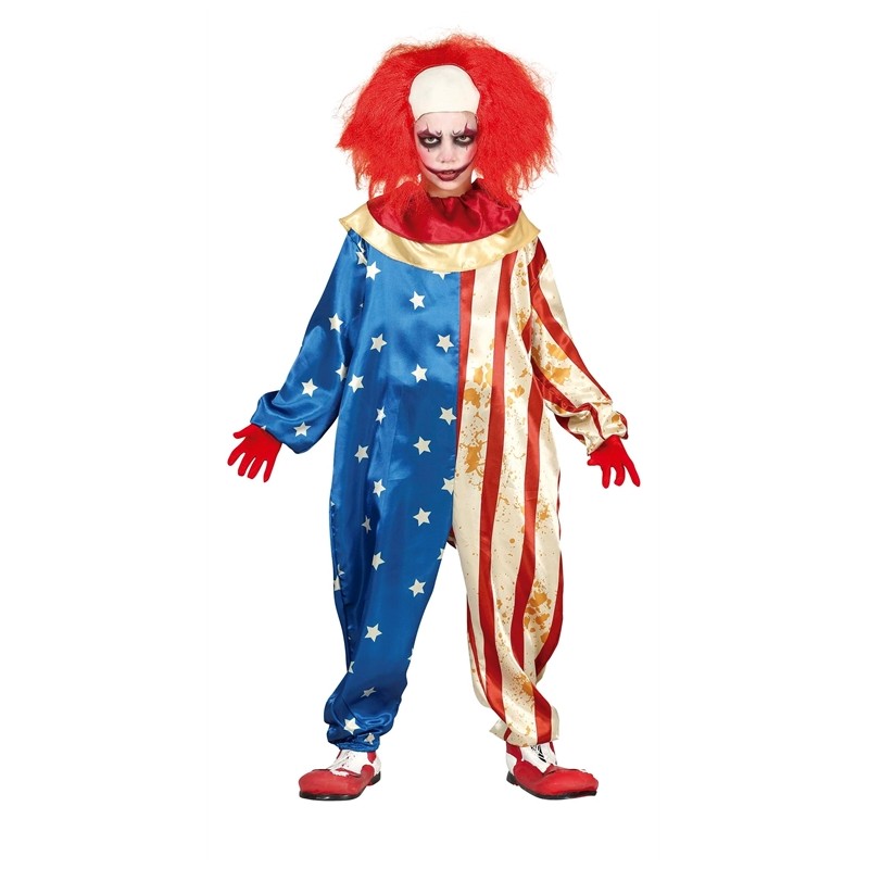 DEGUISEMENT HALLOWEEN CLOWN MECHANT TAILLE 7-9 ANS DEGUISEMENT HALLOWEEN CLOWN MECHANT TAILLE 7-9 ANS