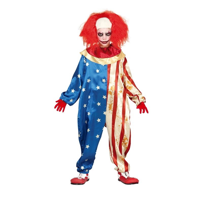 DEGUISEMENT HALLOWEEN CLOWN MECHANT TAILLE 5-6 ANS DEGUISEMENT HALLOWEEN CLOWN MECHANT TAILLE 5-6 ANS