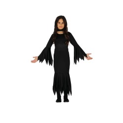 DEGUISEMENT HALLOWEEN SORCIERE VAMPIRE NOIR TAILLE 5-6 ANS 