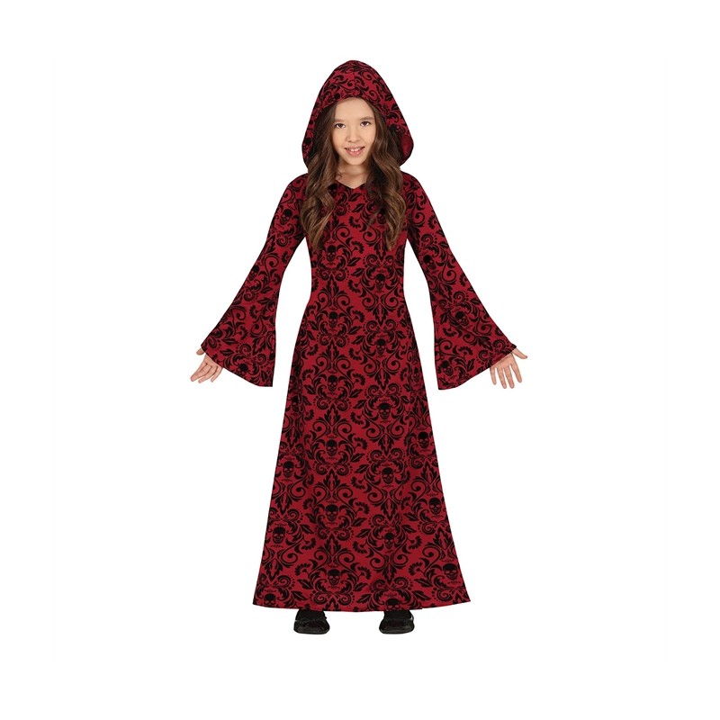 DEGUISEMENT HALLOWEEN SORCIER(E) BORDEAUX TAILLE 7-9 ANS DEGUISEMENT HALLOWEEN SORCIER(E) BORDEAUX TAILLE 7-9 ANS
