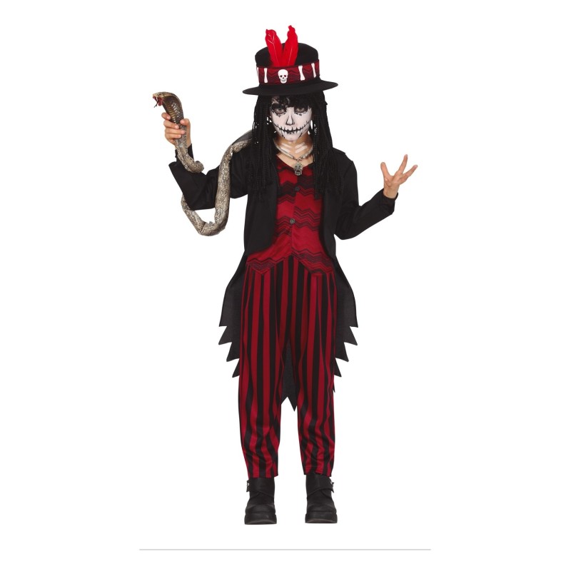 DEGUISEMENT HALLOWEEN ENFANT VAUDOU TAILLE 5-6 ANS 