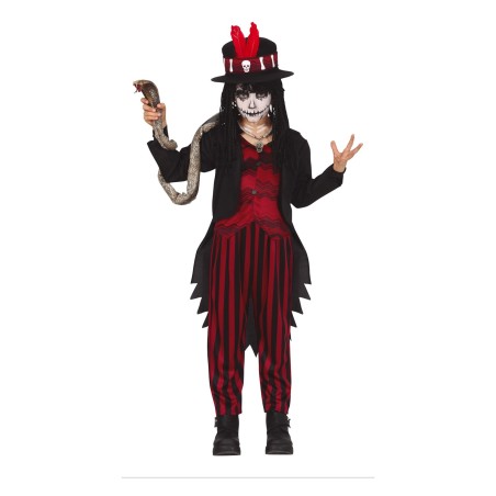 DEGUISEMENT HALLOWEEN ENFANT VAUDOU TAILLE 7-9 ANS 