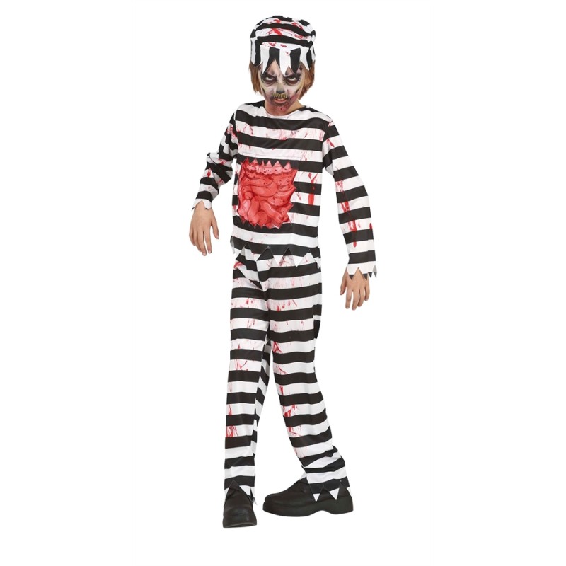 DEGUISEMENT HALLOWEEN ENFANT PRISONNIER ZOMBIE TAILLE 5-6 ANS DEGUISEMENT HALLOWEEN ENFANT PRISONNIER ZOMBIE TAILLE 5-6 ANS