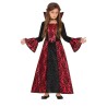DEGUISEMENT HALLOWEEN ENFANT VAMPIRE PRINCESSE ROUGE ET NOIR  TAILLE 7-9 ANS 
