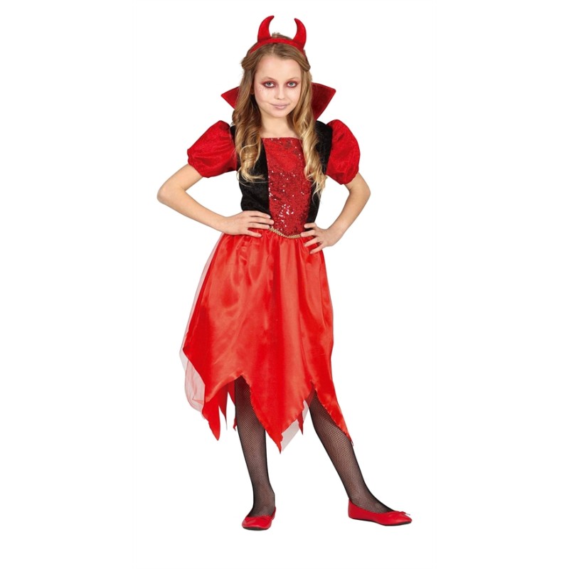 DEGUISEMENT HALLOWEEN FILLE DIABLE EVIL TAILLE 10-12 ANS DEGUISEMENT HALLOWEEN FILLE DIABLE EVIL TAILLE 10-12 ANS