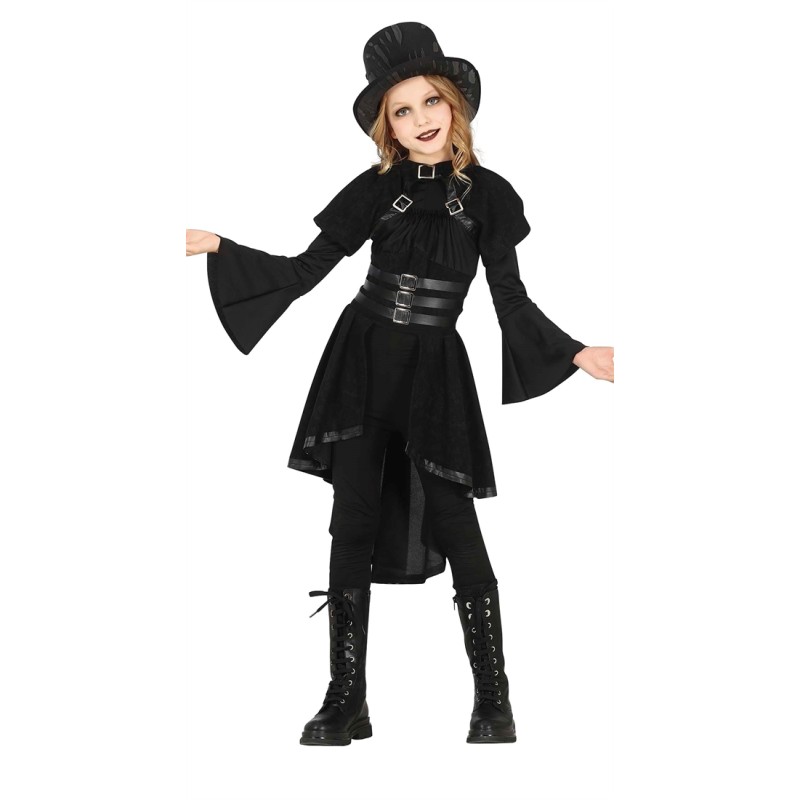 DEGUISEMENT ROBE GOTHIQUE NOIR TAILLE 10-12 ANS DEGUISEMENT ROBE GOTHIQUE NOIR TAILLE 10-12 ANS