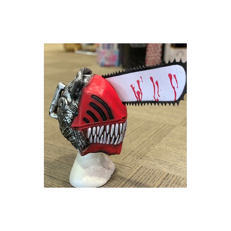 MASQUE TRONCONNEUSE ANIME CHAINSAW MAN COSPLAY EN LATEX