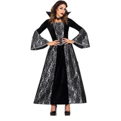 DEGUISEMENT HALLOWEEN FEMME VAMPIRE NOIR TAILLE L