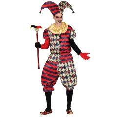 DEGUISEMENT HALLOWEEN HOMME HARLEQUIN DIAMOND TAILLE S