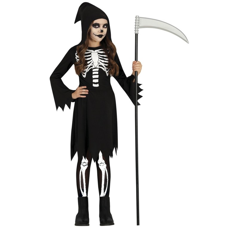 DEGUISEMENT HALLOWEEN ENFANT SQUELETTE NOIR ET BLANC TAILLE 5-6 ANS DEGUISEMENT HALLOWEEN ENFANT SQUELETTE NOIR ET BLANC TAILLE 5-6 ANS