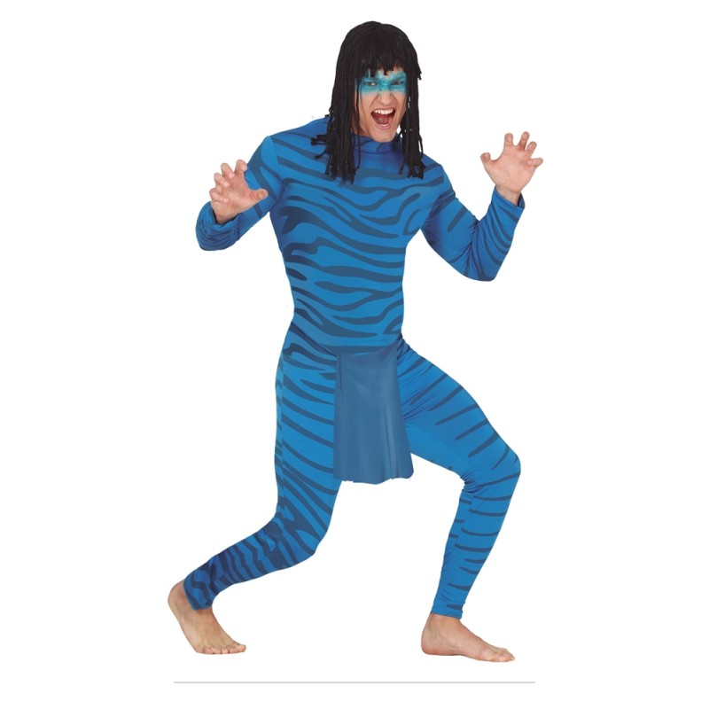 DEGUISEMENT HOMME AVATAR BLEU TAILLE M DEGUISEMENT HOMME AVATAR BLEU TAILLE M