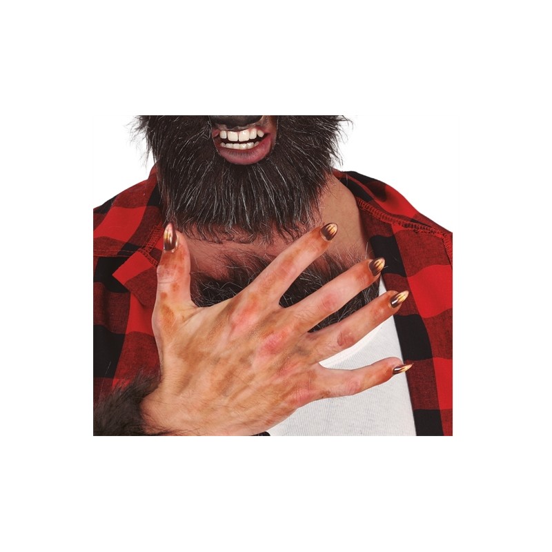 10 ONGLES LOUP GAROU AVEC ADHESIF 10 ONGLES LOUP GAROU AVEC ADHESIF