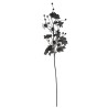 BRANCHE MYSTIQUE FEUILLAGES ET ARAIGNEES NOIR ET PAILLETTES 70 CM