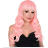 PERRUQUE BELLA LONGUE CHEVEUX ONDULES ROSE CLAIRE