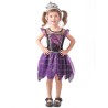DEGUISEMENT HALLOWEEN SORCIERE VIOLETTE  TAILLE M OU 7-9 ANS