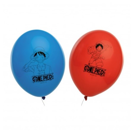 6 BALLONS LATEX ONE PIECE 27 CM