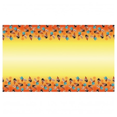 NAPPE PAPIER RECYCLABLE 136CM X 228CM  DRAGON BALL Z ©