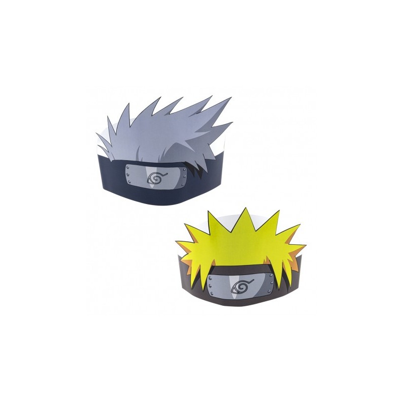 8 COIFFES EN CARTON NARUTO SHIPPUNDEN 8 COIFFES EN CARTON NARUTO SHIPPUNDEN