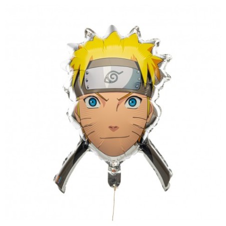 BALLON METALLIQUE VISAGE PERSONNAGE 59.2CM X 71.6CM NARUTO SHIPPUNDEN
