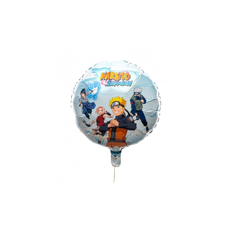 BALLON METALLIQUE ROND NARUTO SHIPPUNDEN 43 CM BALLON METALLIQUE ROND NARUTO SHIPPUNDEN 43 CM