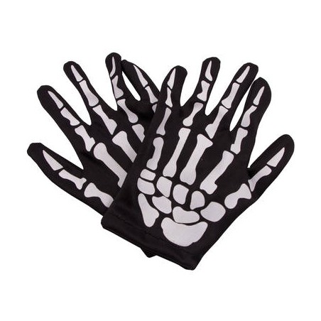GANTS SQUELETTE ENFANT NOIR ET BLANC
