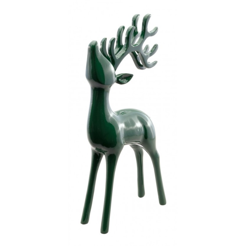 CERF VERT DEBOUT WILD 12 CM X 5 CM X 24 CM HT CERF VERT DEBOUT WILD 12 CM X 5 CM X 24 CM HT