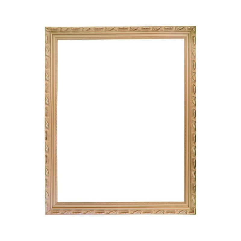 CADRE BOIS OR MOULURE 57 CM X 67 CM