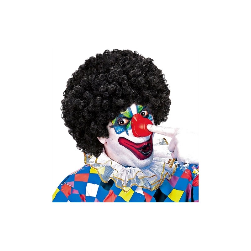 PERRUQUE NOIR CLOWN 